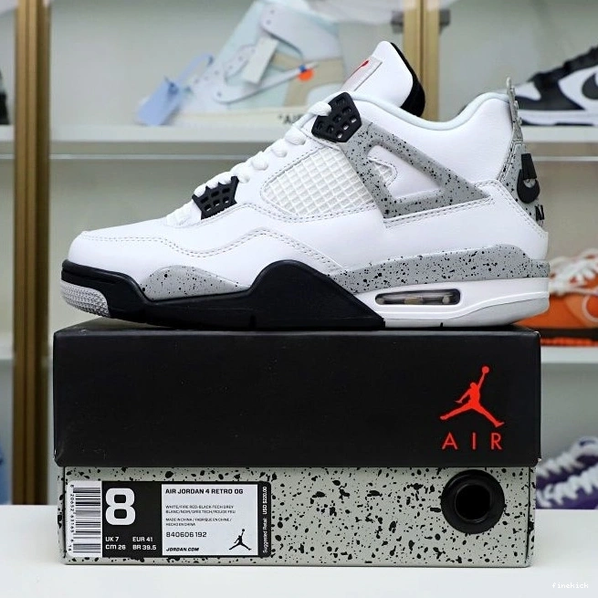 Cement White Retro Air Jordan 4 1029